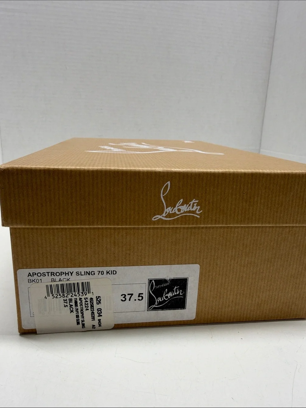 Christian Louboutin Black Leather Slingback Pumps with Red Soles